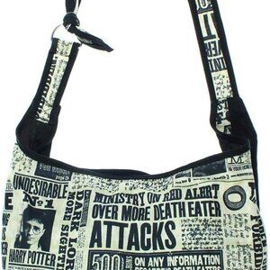 Hobo Handbag Polyester Daily Prophet Hogwarts Crossbody Bag for Women